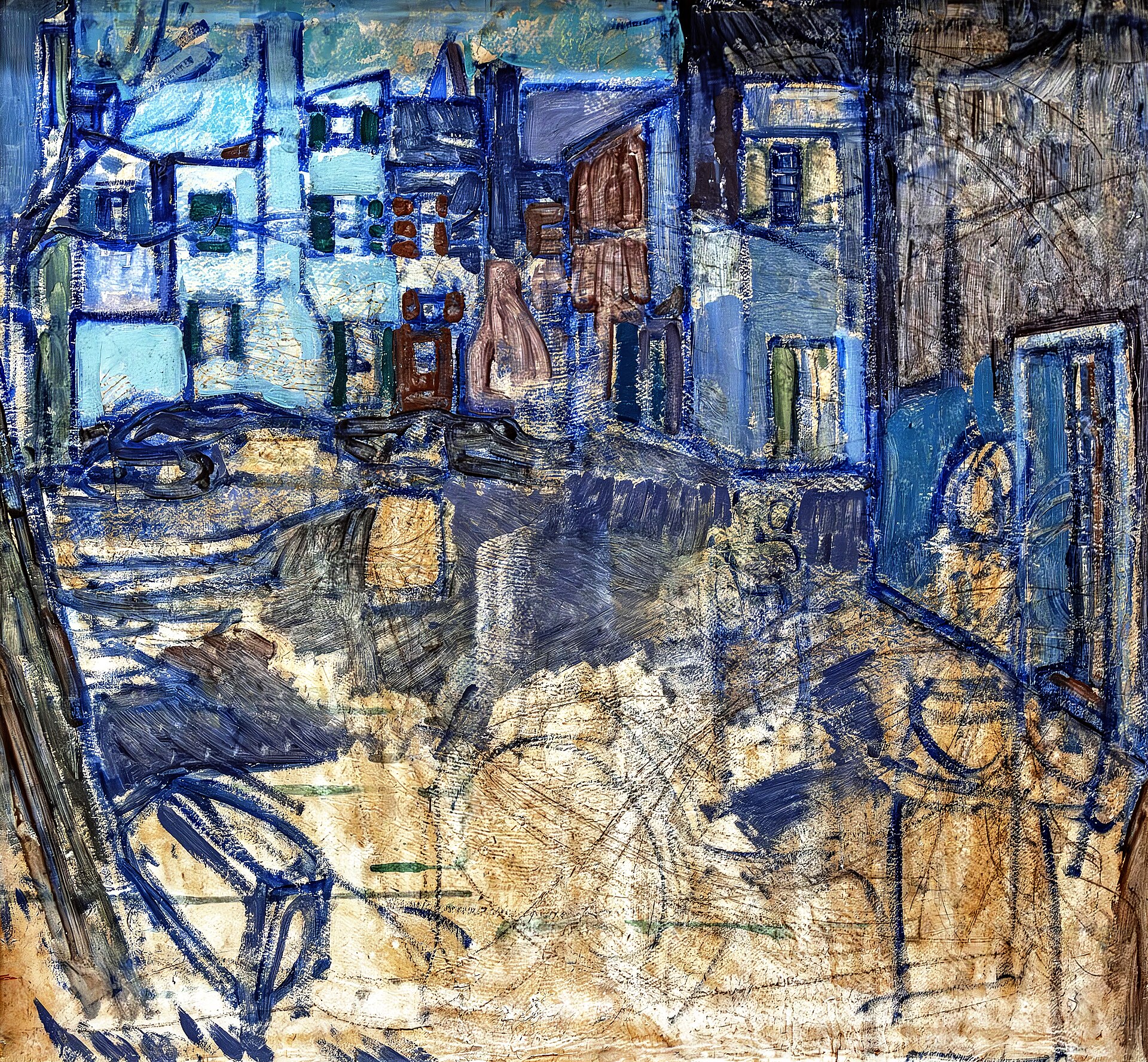 Burano's painted houses — each family traditionally chose a different color so fishermen could navigate home in fog.