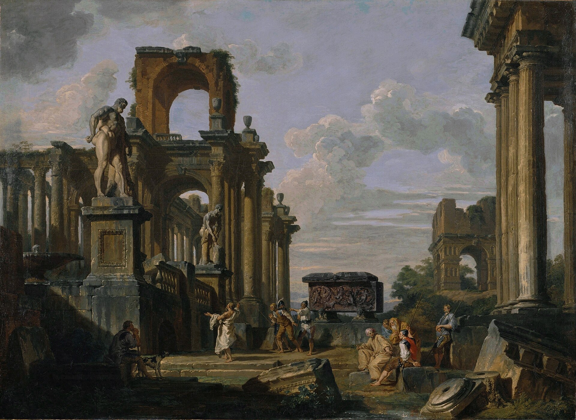 Rome's Roman Forum on Day 2 of a 2 week Italy itinerary