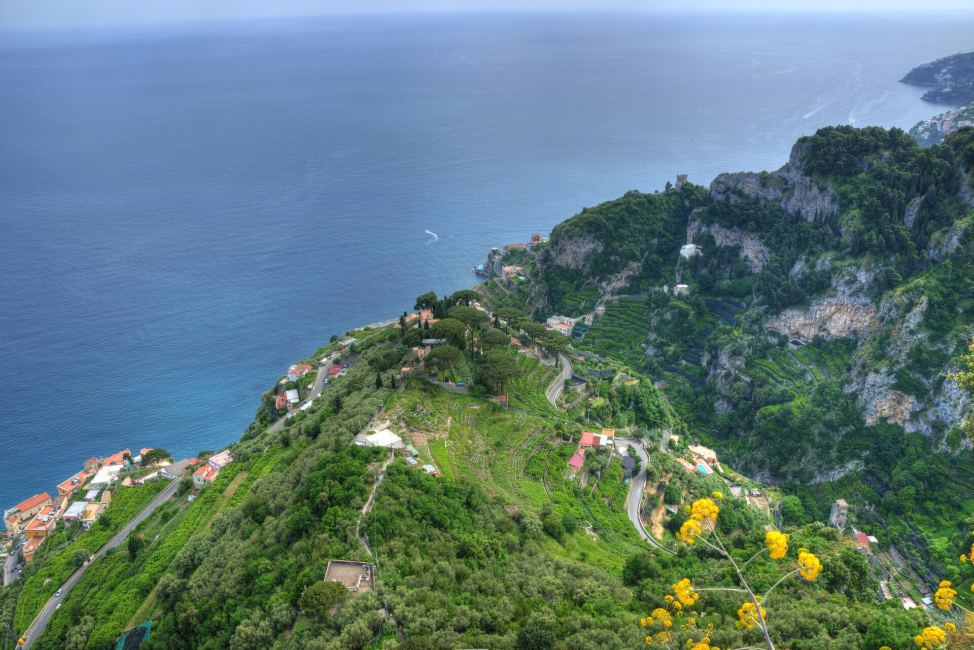 Amalfi Coast shoreline