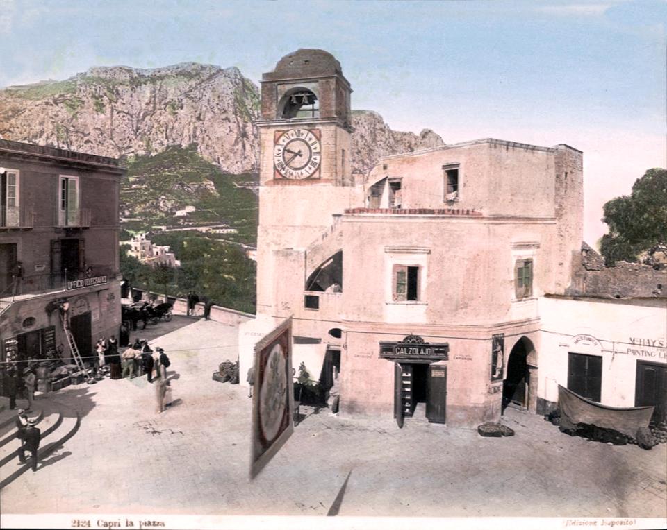 The Piazzetta at the heart of Capri town — a good espresso stop before you head towards the Gardens of Augustus