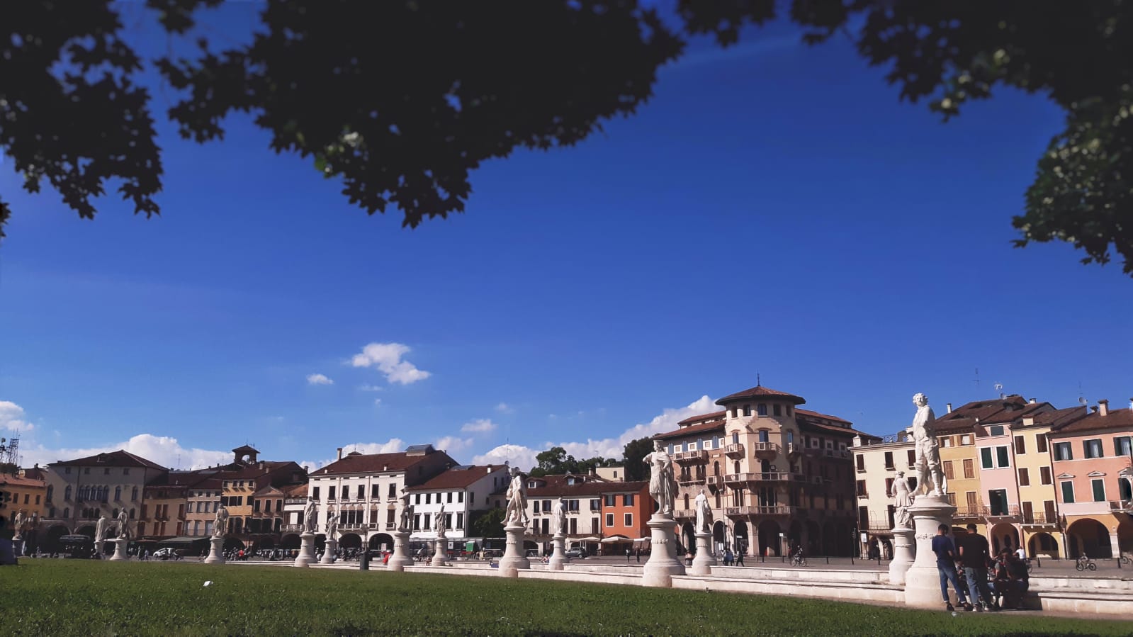 Prato della Valle in Padua — one of Europe's largest squares and a natural place to exhale after the Scrovegni Chapel