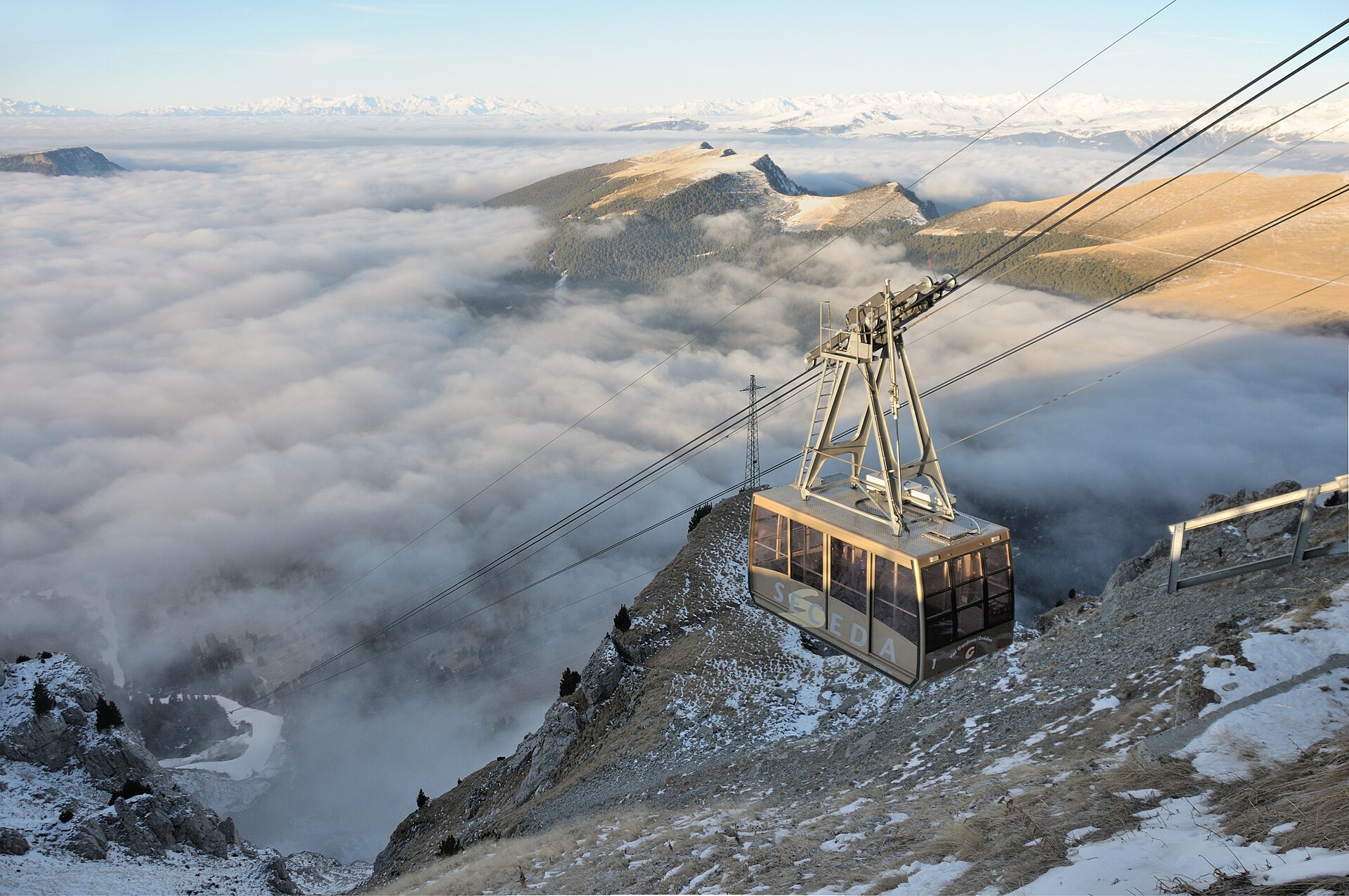 Seceda ridgeline in the Dolomites