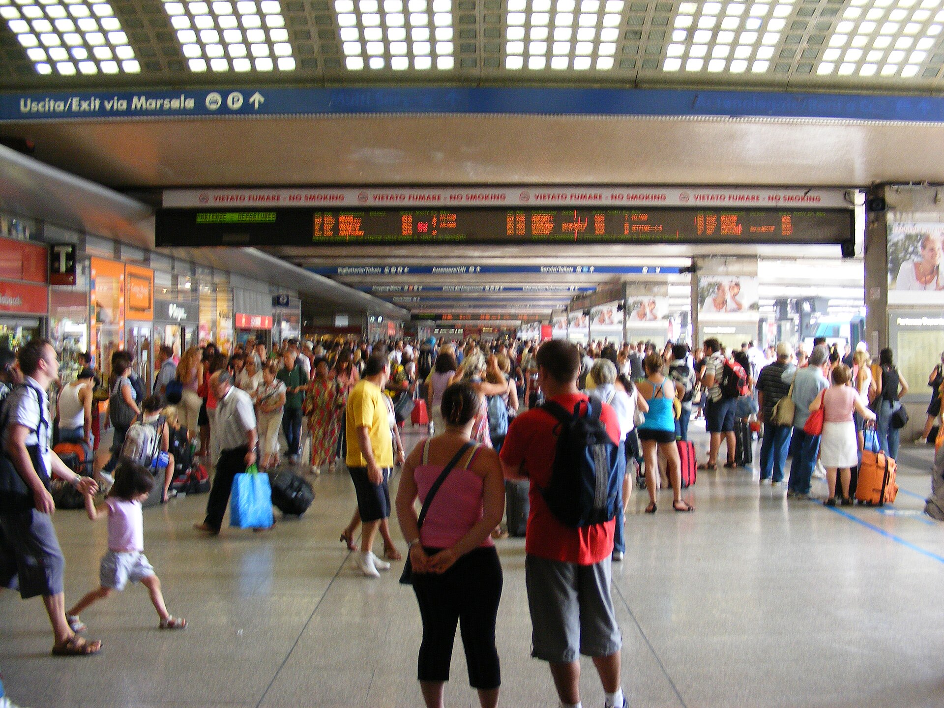 Roma Termini is Italy's busiest station and a logical base for exploring the city's ancient and baroque layers