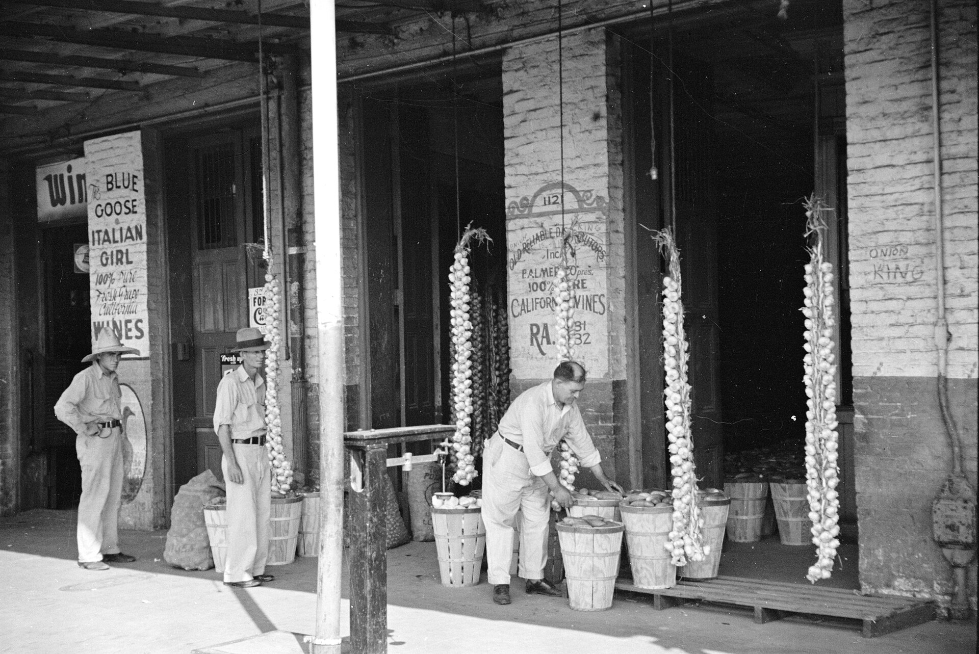 Fresh produce at an Italian market