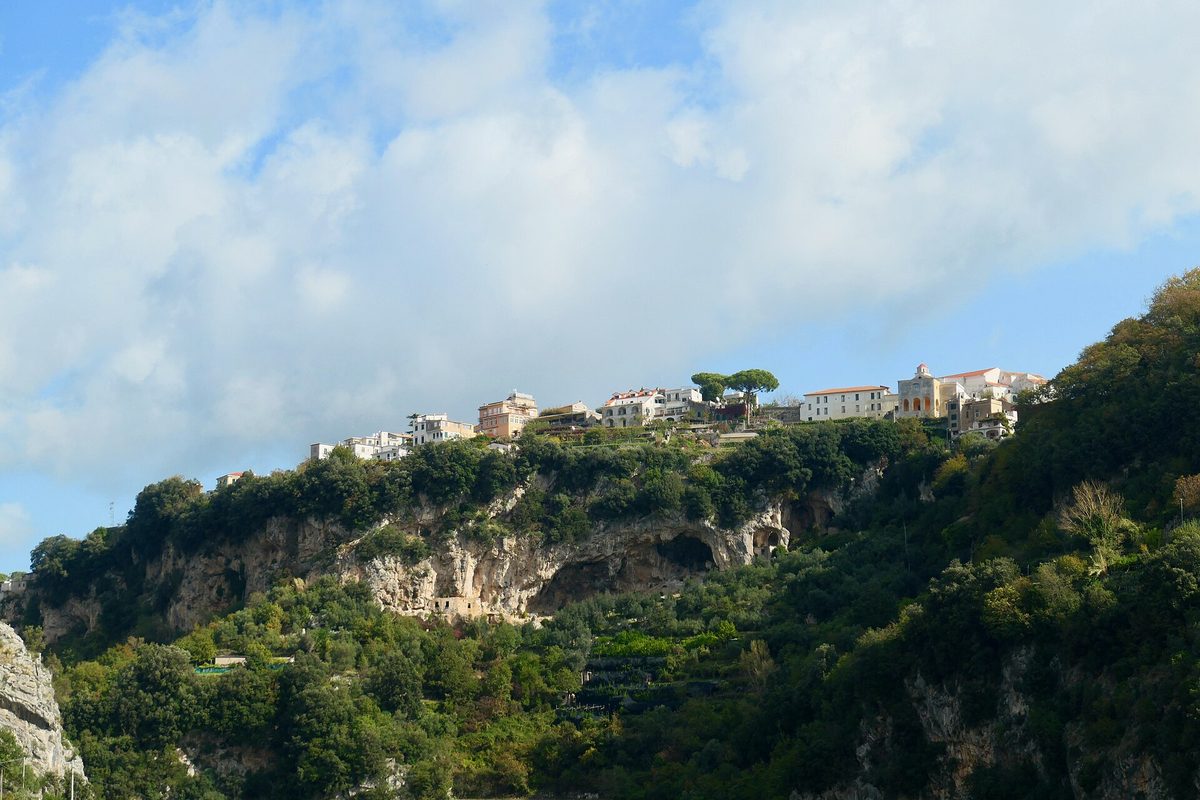 Scenic view of the Amalfi Coast