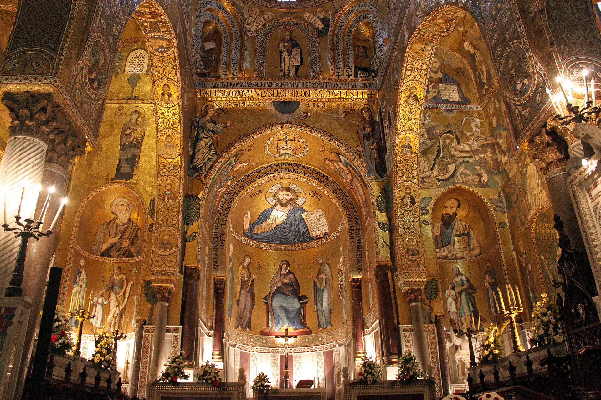 Cappella Palatina mosaics inside the Palazzo dei Normanni — Palermo travel guide