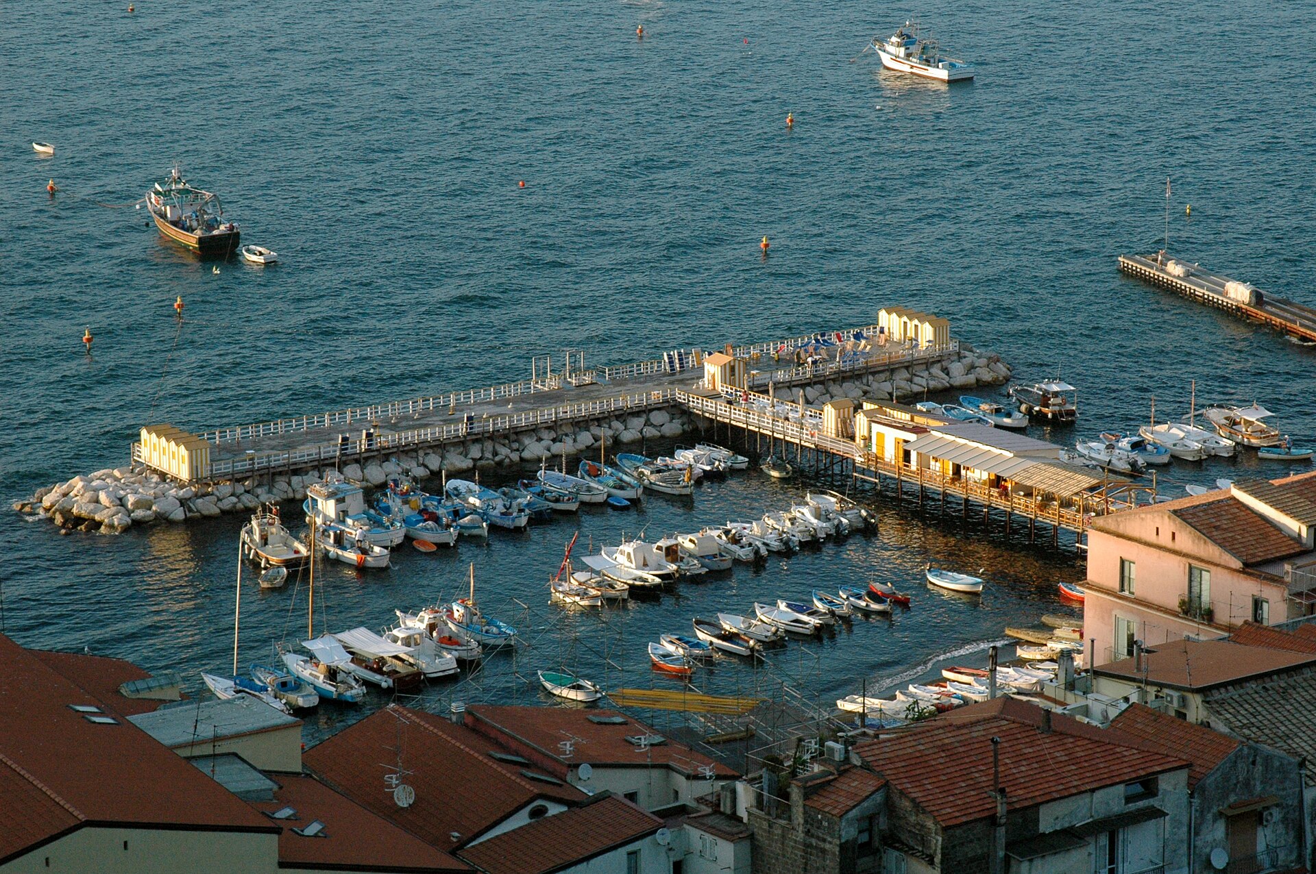 Marina Grande Sorrento: the old fishing quarter with traditional boats and painted facades