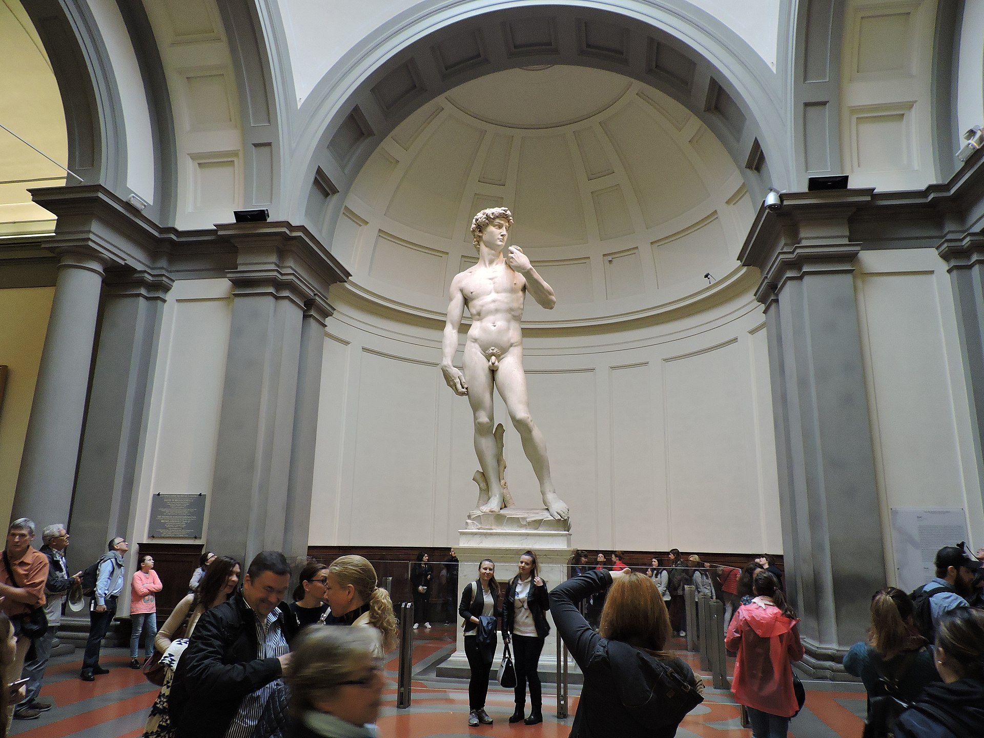 Michelangelo's David at the Galleria dell'Accademia—one of the unmissable Florence attractions for every first-time visitor