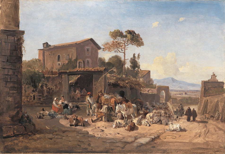 A traditional Roman trattoria with handwritten menu and outdoor tables, the opposite of tourist trap restaurants in Italy — tourist trap restaurants Italy