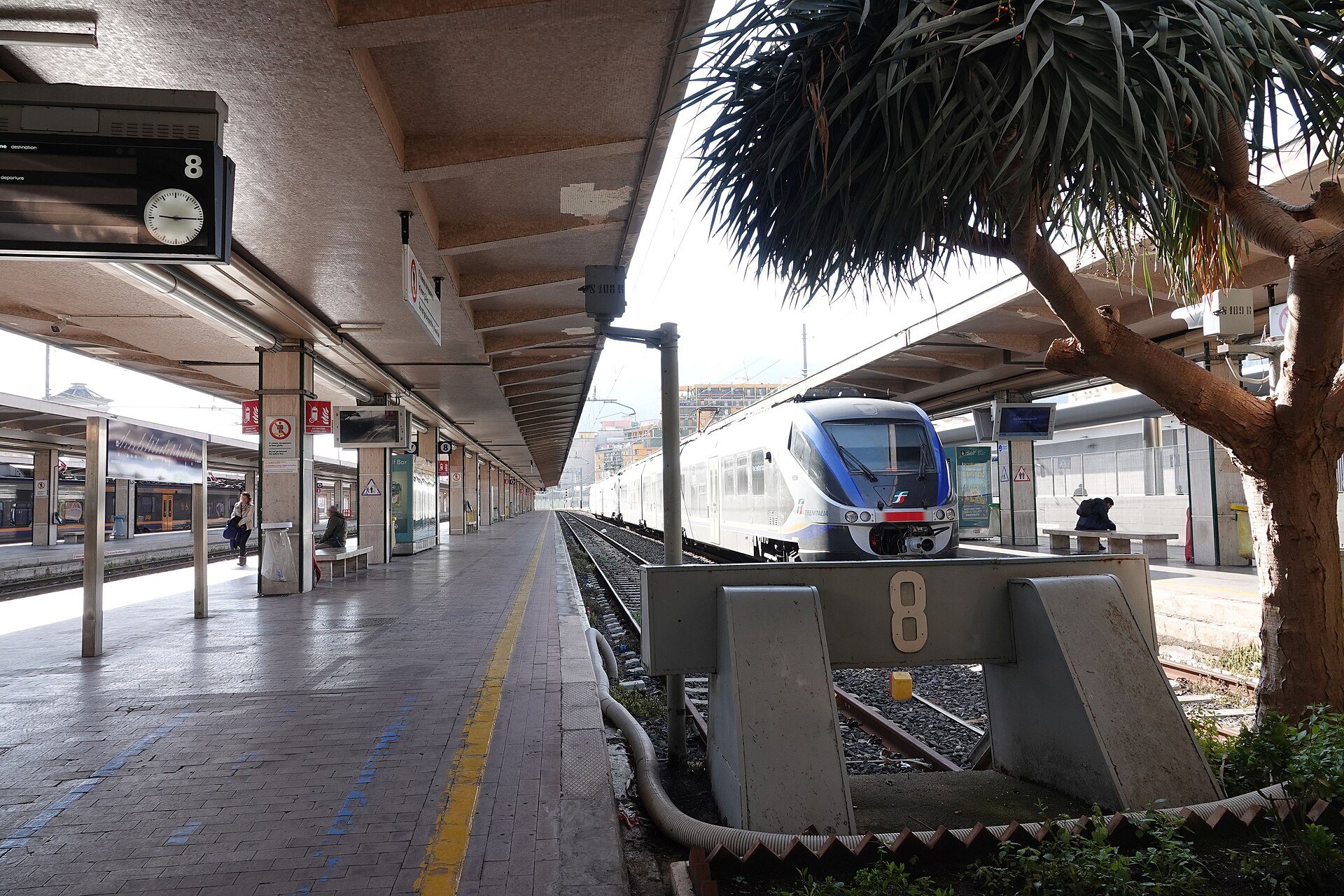 A Trenitalia regional train — the workhorses that connect smaller towns across Italy