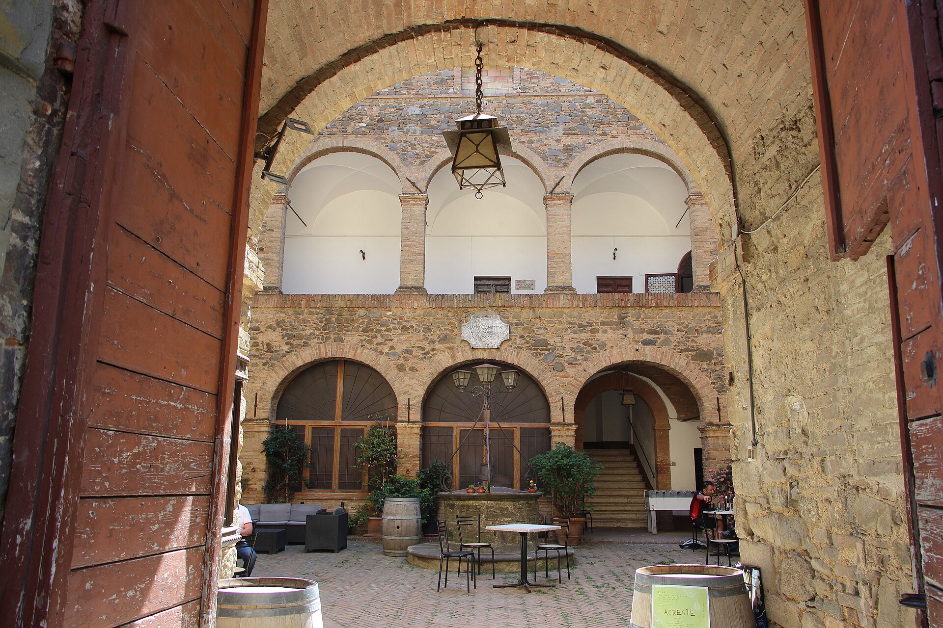 Montalcino's 14th-century fortress above the Val d'Orcia — Brunello country on a Tuscany road trip